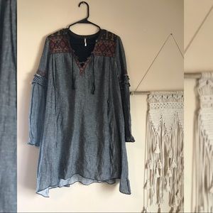 Free people embroidered dress